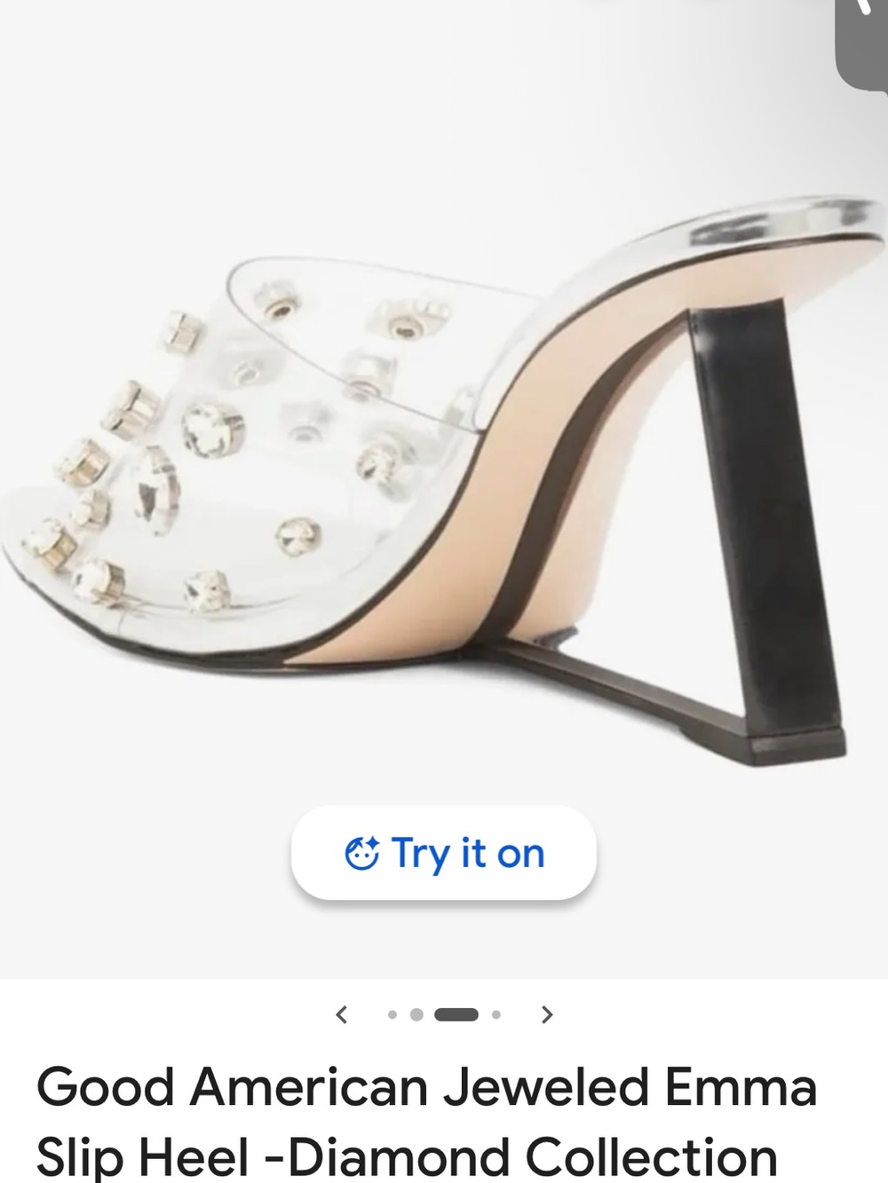 Good American Jeweled Emma Slip Heel - Picture 9 of 14